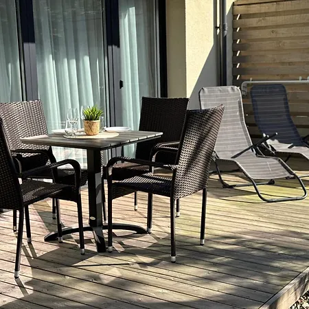 Pink Sunset With Terrace And Pool Apartament *